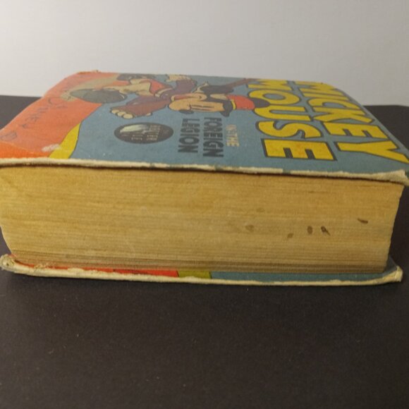 Disney MICKEY MOUSE IN THE FOREIGN LEGION #1428 VG, Big Little Books 1940 - Picture 11 of 16